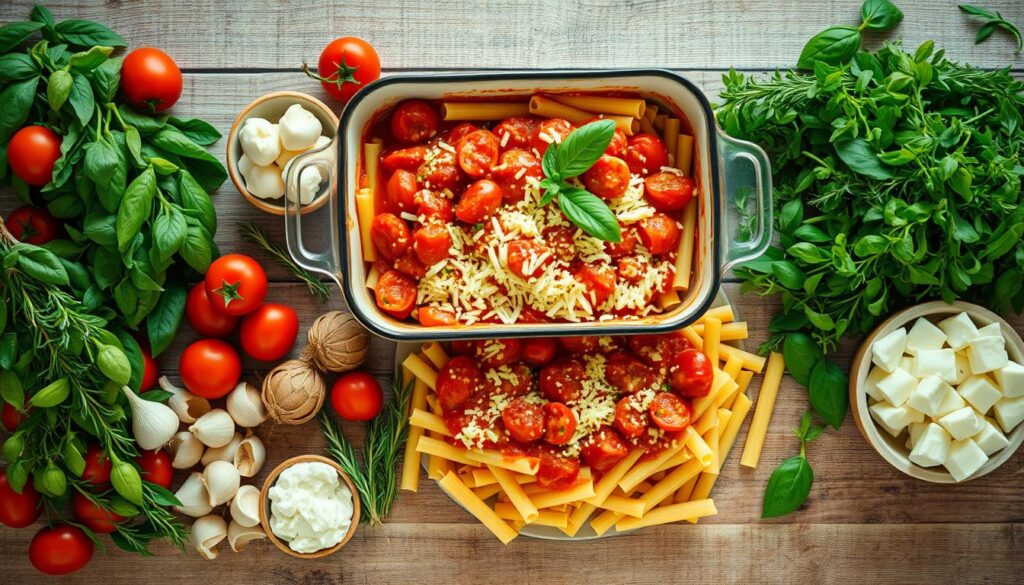 Vegetarian Baked Ziti Flavor Combinations