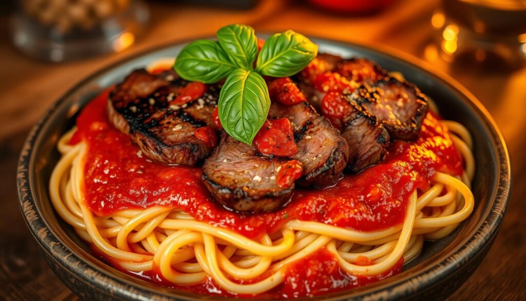 steak pizzaiola recipe