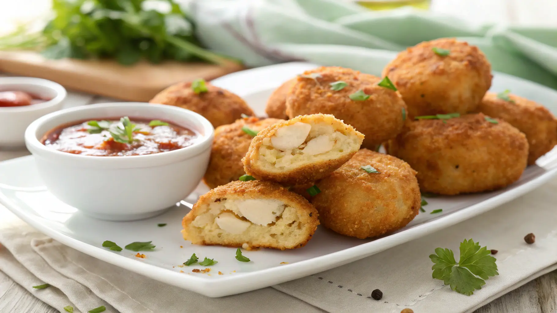 chicken fritters recipe
