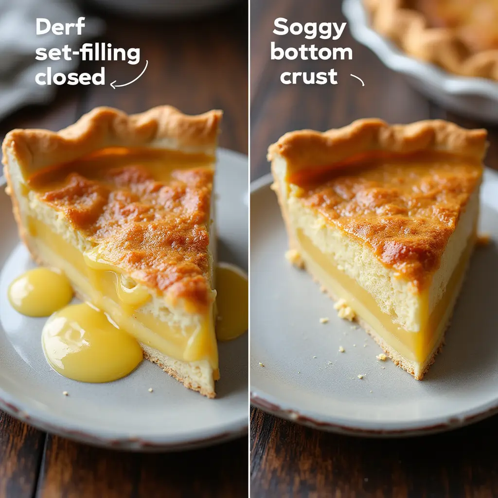 A comparison of two pie slices side by side